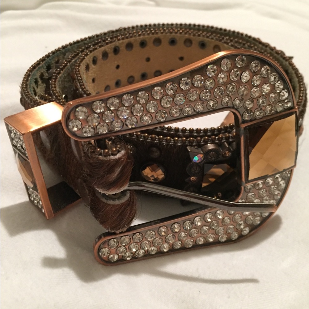 Western Cow Hide Leather belt